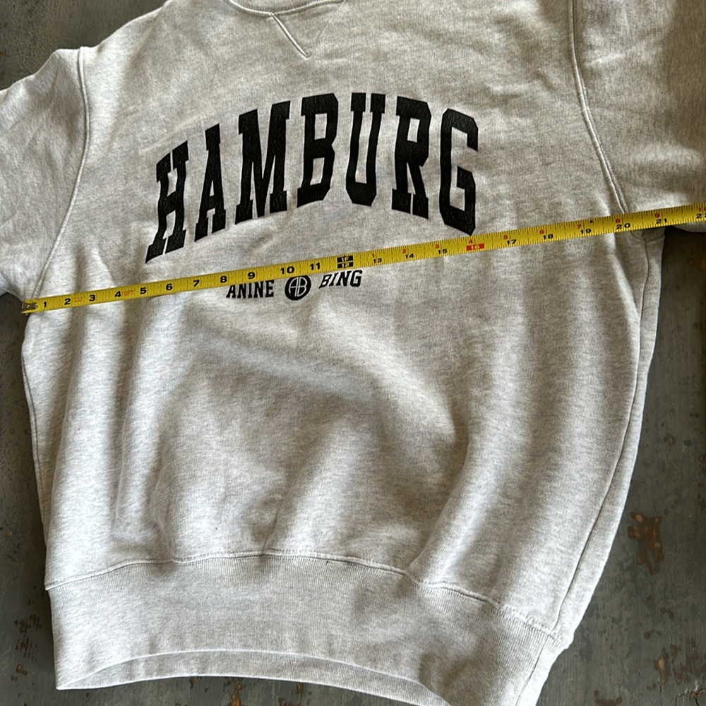 Anine Bing Ramona Hamburg Sweatshirt Pullover - Picture 11 of 12